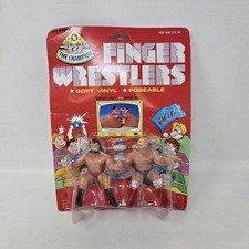 Kids Goods The Champion Finger Wrestlers Good Guy Vs Bad Guy Vintage