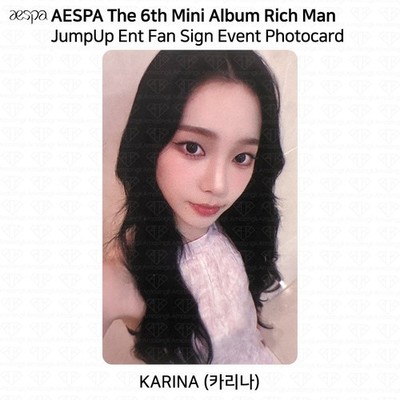 Aespa 6th Mini Album Rich Man 3rd JE/KT/SM Store/NY Fan Sign Event