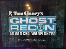 Tom Clancy's Ghost Recon Advanced Warfighter PS2 PlayStation 2 Complete CIB