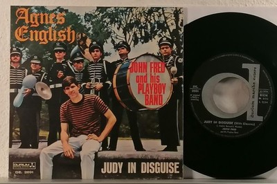 JOHN FRED And His PLAYBOY BAND : JUDI IN DISGUISE / AGNES ENGLISH - 1968 ITA 7''