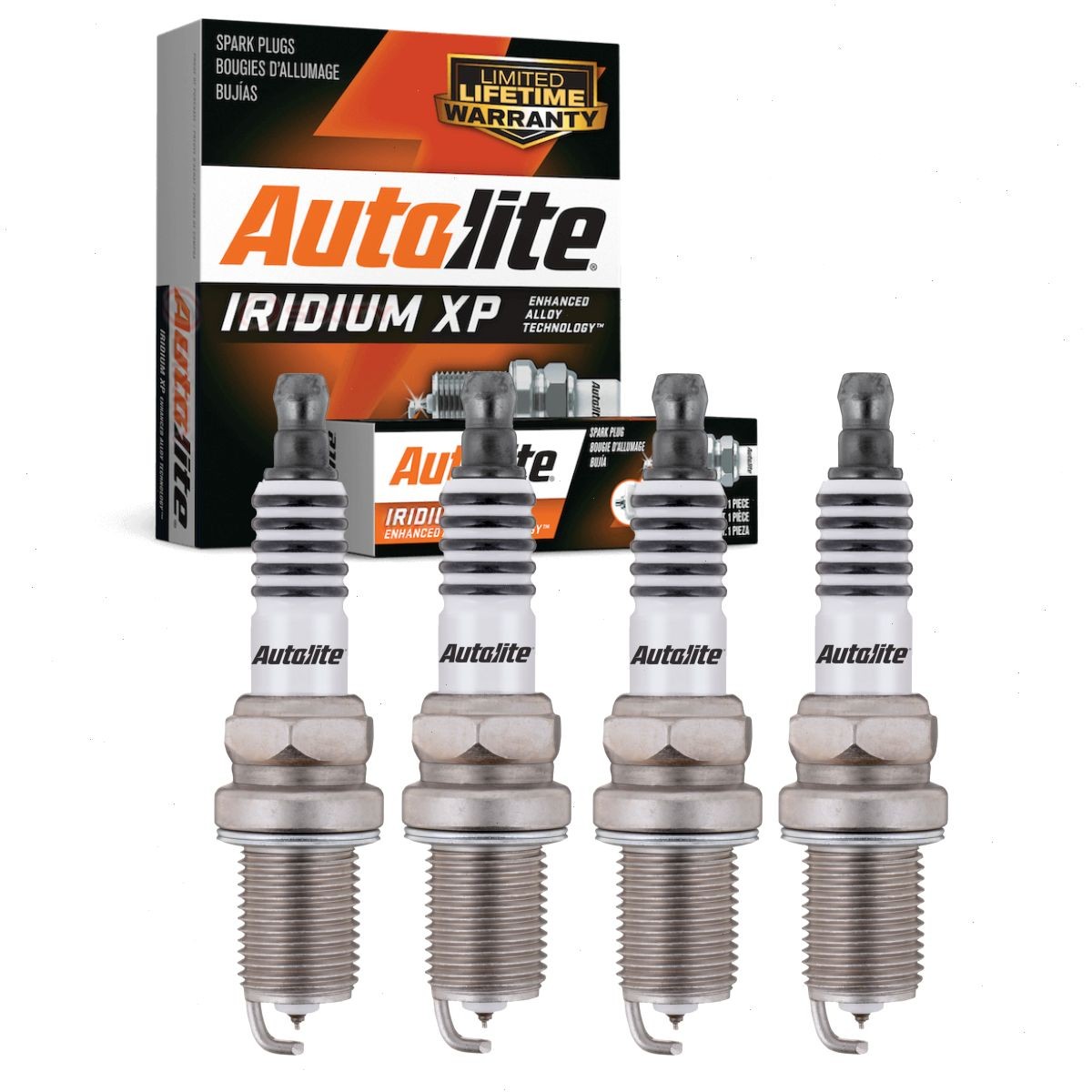 4 pc Autolite Iridium XP XP5503 Spark Plugs for FR8SI332 3306 Ignition Wire to