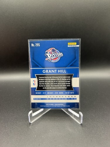 2015-16 Panini Prizm GRANT HILL Shock Prizm #295 PISTONS - Picture 2 of 2