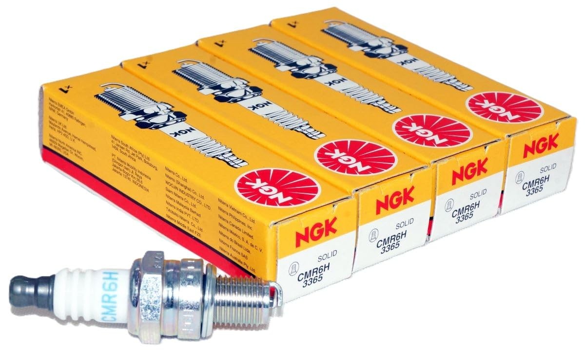 NGK 3365 CMR6H Spark Plug - Pack of 4 