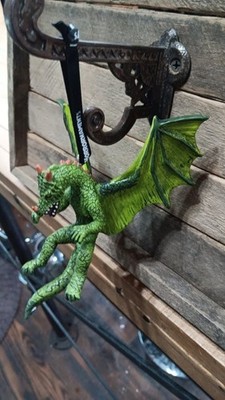 Green Flying Dragon Gothic Horror Ornament Collectible 2021