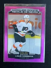2022 O-Pee-Chee Platinum Marquee Rookies Matte Pink Linus Hogberg #257 Flyers