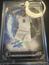 Taylor Hendricks 2023-24 Topps Cosmic Chrome RC Auto 72/75 #ERA-THE Jazz