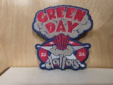Green Day Saviors Tour Patch Dallas Globe Life Field Concert 9/11/24