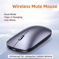 Wireless Mouse Type-C Charging Silent Click Portable Office Laptop Lightweight