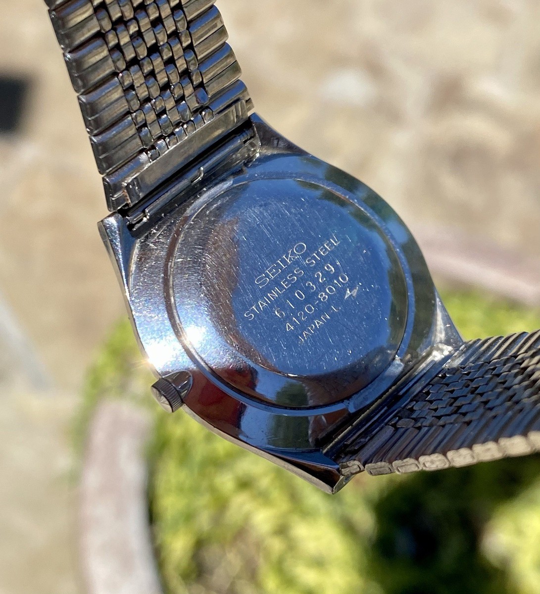 1976 Vintage Seiko Emblem JDM Quartz Watch 33mm All Stainless
