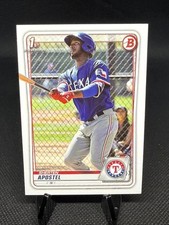 Sherten Apostel 2020 Bowman #BP-46 1st Prospects Texas Rangers
