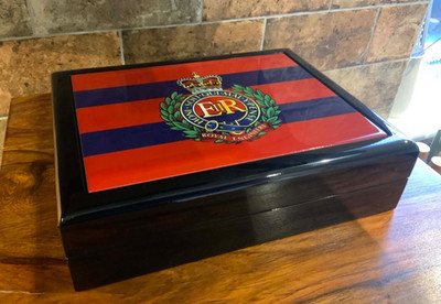 Royal Engineers Regt Premium Militärmedaillen und Erinnerungsstücke Box, schönes Geschenk