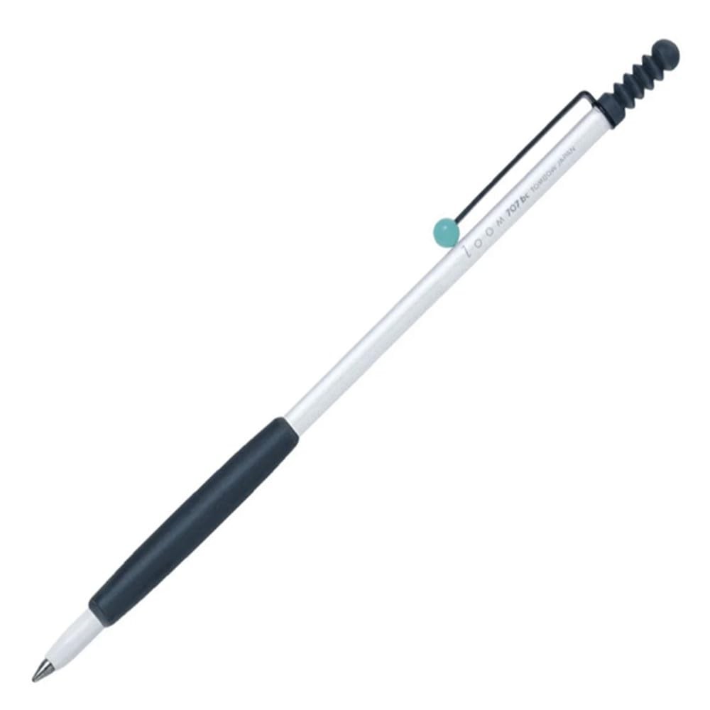 Tombow ZOOM 707 Ballpoint Pen 0.7mm White Green Case