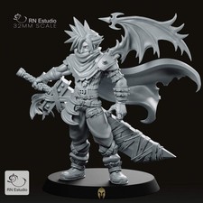 Fantasy Claude with Wings JRPG Miniature
