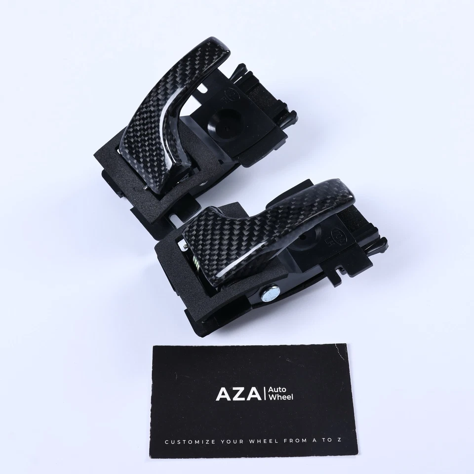 Juego de carrocería Foxbody bisel manija puerta interior fibra carbono Ford Mustang 1979-1993 Foto 4 de 4