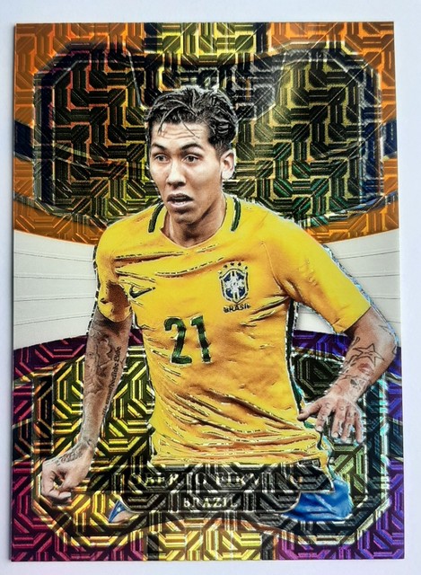 2017/18 Panini Select Soccer Roberto Firmino MultiColour Mojo Prizm Brazil