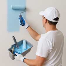 Handheld Paint Cup Roller Tray Suitable for Latex Paint and Wall Painting Tools