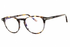 TOM FORD TF5803B-055-49 Eyeglasses Frame Size 49mm 19mm 145mm HAVANA Men 889214