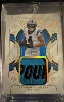2025 National Treasures - Treasured Patches Tet McMillan Holo Gold 8/10 RC 