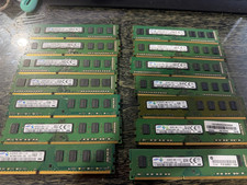 56GB Lot of 14 Samsung 4GB DDR3 desktop Memory 1333MHZ 1600MHZ  others