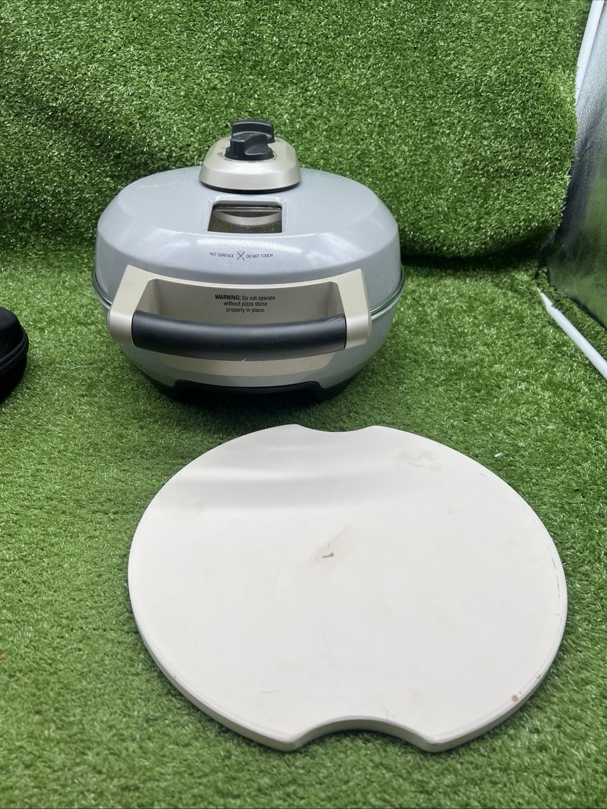 Breville The Crispy Crust 12" Stone Pizza Oven Maker BPZ600XL - Working! S2