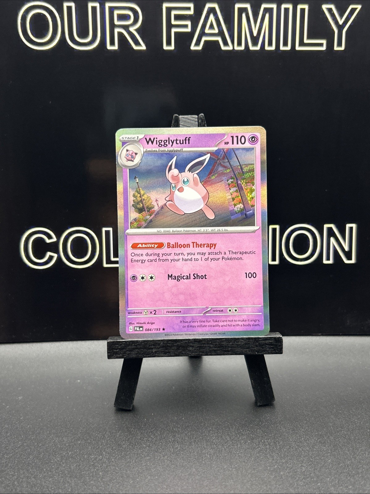 Wigglytuff 84/193 Holo Scarlet & Violet Paldea Evolved Pokémon Card