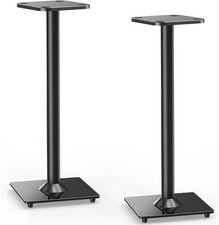 Speaker Stands Pair 31 Inch Fixed Height Temp...