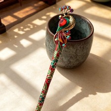 New Alloy Peacock Hairpin Palace Style Chinese Style Hair Accessory Gift