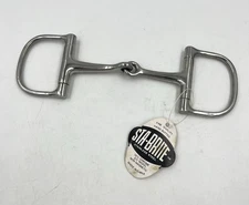 Sta-brite Stainless Steel Horse Snaffle Bit 4 1/2" New With Tag Equine Tack