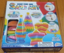 NIB Make Your Own Sand Art Activity Kit for Kids By Crafted By U Ages 3+