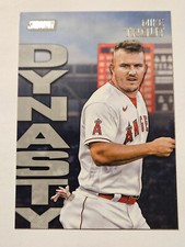 Mike Trout - 2022 Stadium Club Dynasty & Destiny Insert Card