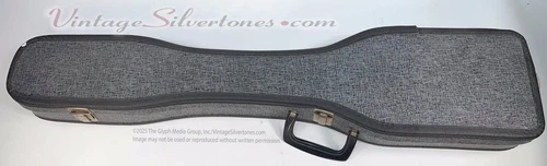 Harmony lap steel guitar case grey black 1960s