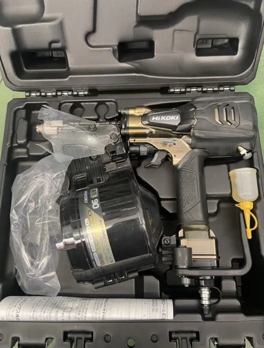 NV90HR2(S) HIKOKI NV90HR2(S) High Pressure Auto-feed Nail Gun JAPAN NEW
