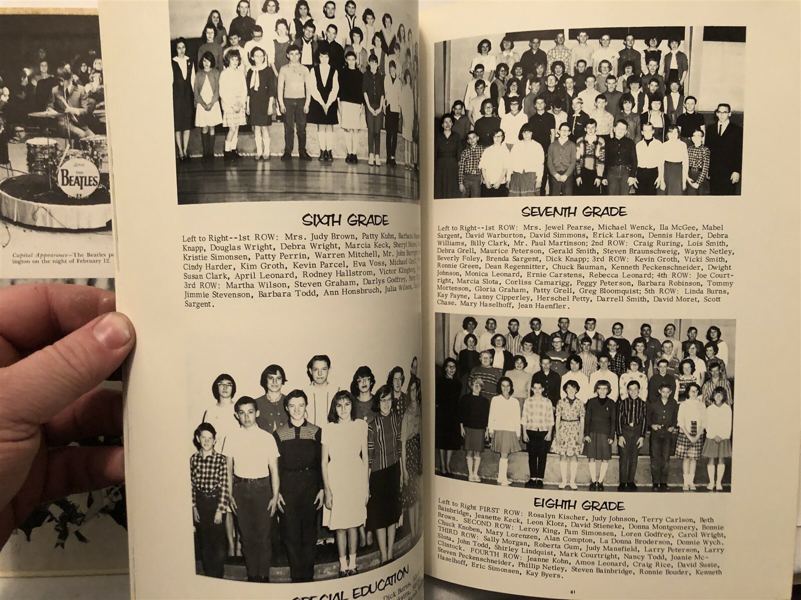 1965 Willow Community School High Annual Yearbook Quimby Washta Iowa IA