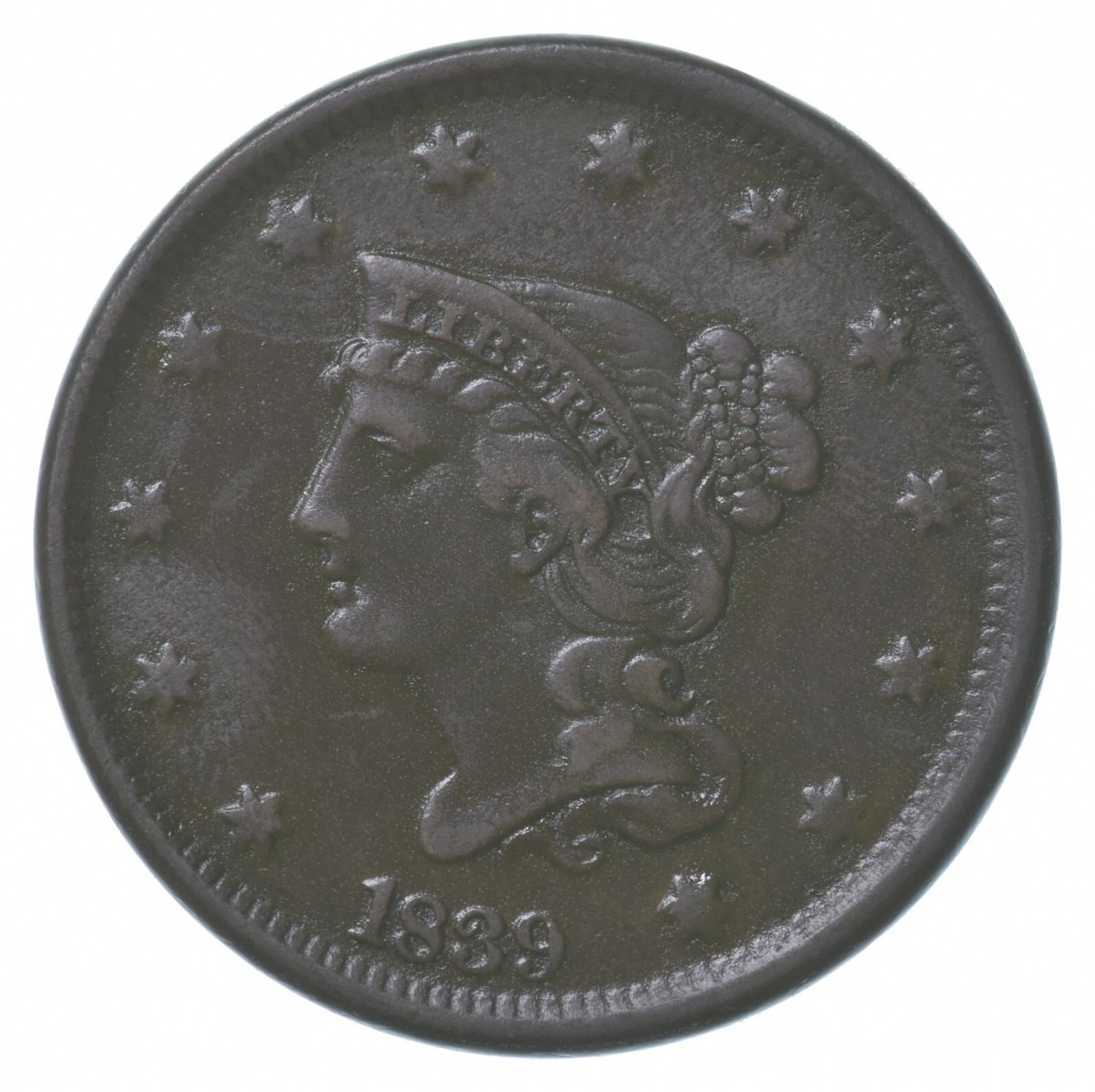 1839 Young Head Large Cent Head Of 40 *8667 | eBay