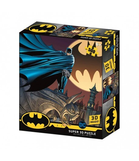 Puzzle lenticolare Prime 3D 500 pz Batman Bat Signal 32518