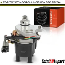 Ignition Distributor w/Cap & Rotor for Toyota Celica 1990-1993 Corolla Geo Prizm