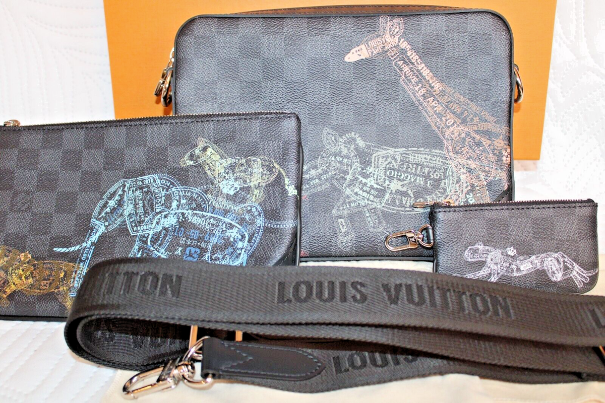 Louis Vuitton Trio Messenger Damier Graphite Limited Edition Wild