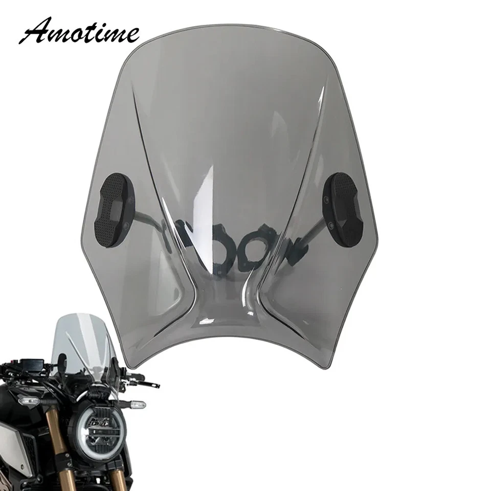 Motorcycle Windscreen Windshield For Bullet/Meteor/Classic 350 500 Interceptor Foto 2 de 4