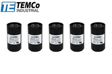 TEMCo 161-193 uf/MFD 220-250 VAC volts Round Start Capacitor 50/60 Hz -Lot-5