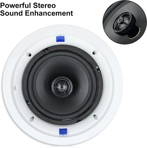 Herdio 2X4" Flush Mount Bluetooth Ceiling Speakers Kitchen Restaurant SpeakersUK - Picture 15 of 15