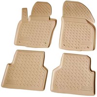 3D Gummi Fussmatten FüR Vw Tiguan 5N | Bj 2007 - 2016 | Beige Passgenau Mit Rand