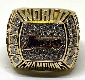 2000 Los Angles La Lakers Nba Basketball Champions Championship Ring Psa Kobe Ebay