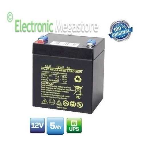 ALCAPOWER-JOIN-HQ-SKB-EXITV-EXTRACEL-MKC BATTERIA 12V 5AH *VERSIONE PLUS DA 5A* PIOMBO GEL AGM BICICLETTE 5A AGM 4.5A 4AH