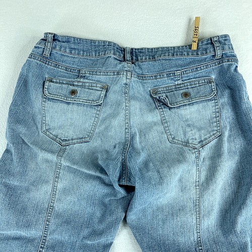 Arizona Womens Capri Jeans Blue Size 11 Low Rise Pockets Denim 34x22.5 - Picture 10 of 10