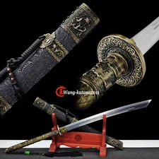 43''Kangxi Emperor Dao Broadsword High Carbon Steel Traditional Chinese Sword