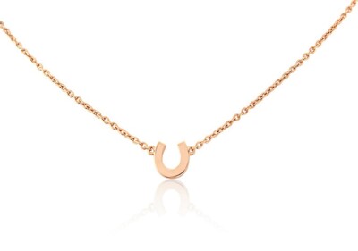 HALSKETTE MINI HUFEISEN IN ROSEGOLD N217