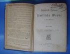 Old German BOOK Heinrich HEINES Samtliche Werke 2. Band Stuttgart signed 1898