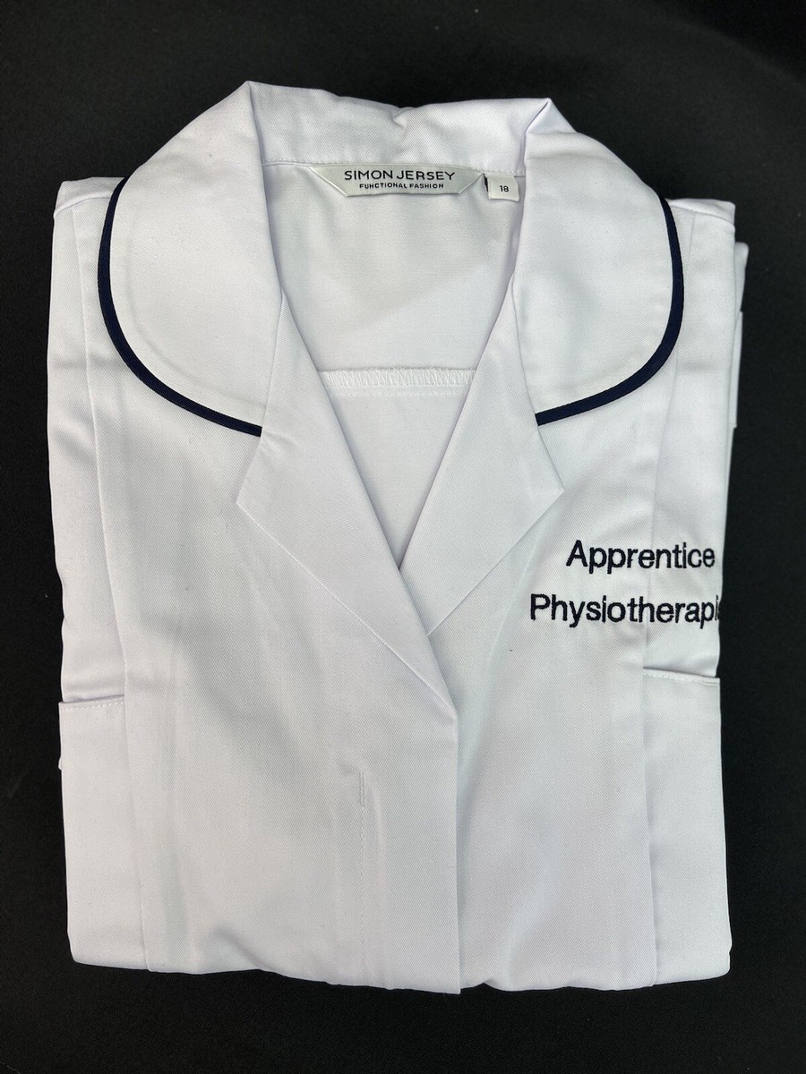 Simon Jersey Nurses Tunic Uniform ‘ Apprentice Physiotherapist ‘ Size 18