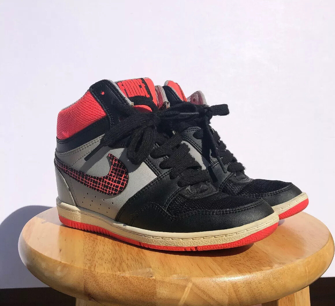 nike force high top wedges