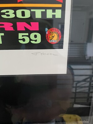 Frank Kozik Soundgarden Pearl Jam The Unicorn Green Lady 1st